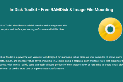 Does ImDisk Toolkit  Work on Windows 11