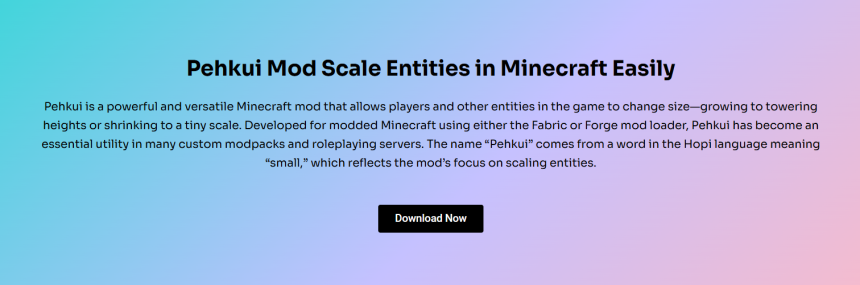 Why Use Pehkui Mod for Custom Maps