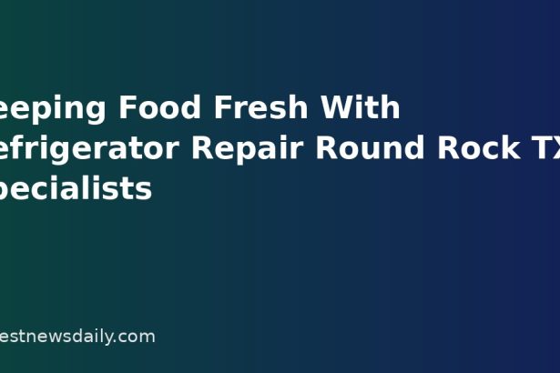Keeping Food Fresh With Refrigerator Repair Round Rock TX Specialists